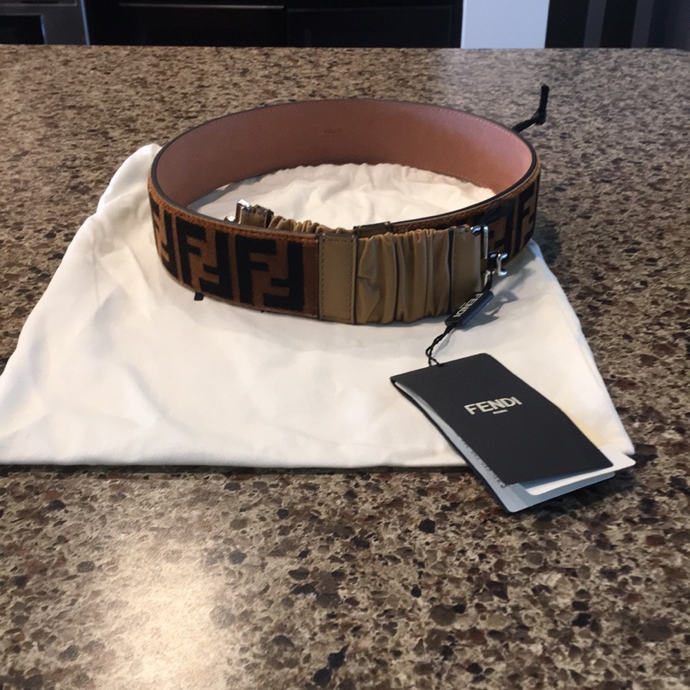 NWT Fendi Multi color fabric belt - Picture 3 of 7